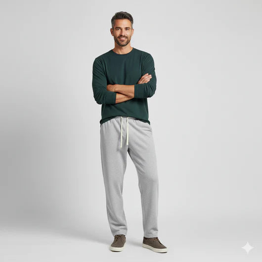 Men's Casual Drawstring Sweatpants with Pockets