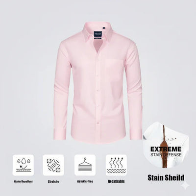 Slim Fit Men’s Stain Shield Dress Shirt